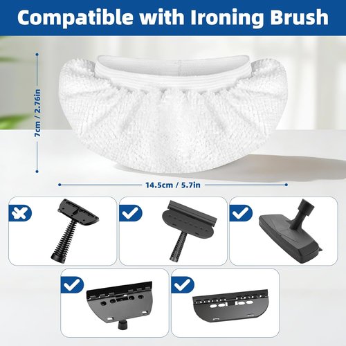 LOVECO Microfiber Cloths for Handheld Steam Cleaners - 8 Pack, Reusable & Washable Accessories