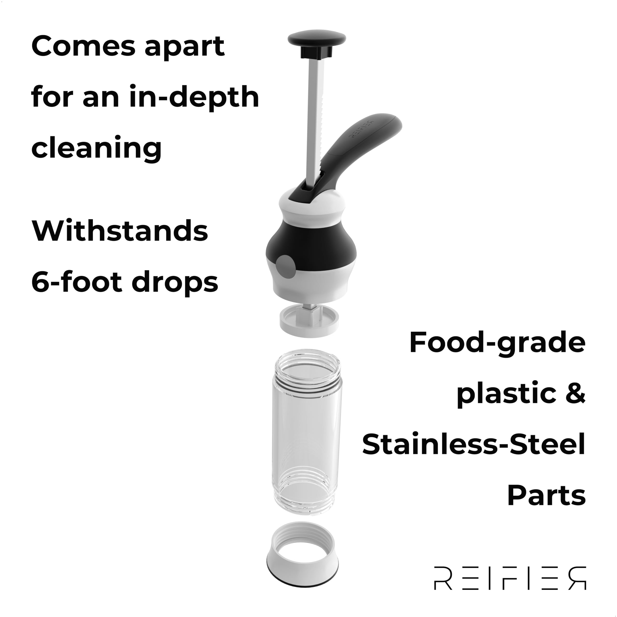14-Piece Cookie Press Set - Upgraded - Stainless Steel Disks & Storage Case - Heavy-Duty Design