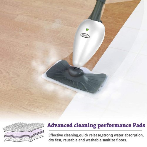 ConPus 4PACK Mop Pads SK140, For Shark Steam Mop SK Series Compatible Model SK140 SK410 SK460 S1000 S1000A S3101 S3251 SK141 SK3102 SK3251 SK435 SK435CO S3102 S3250 Replacement Flat Microfiber Cloth