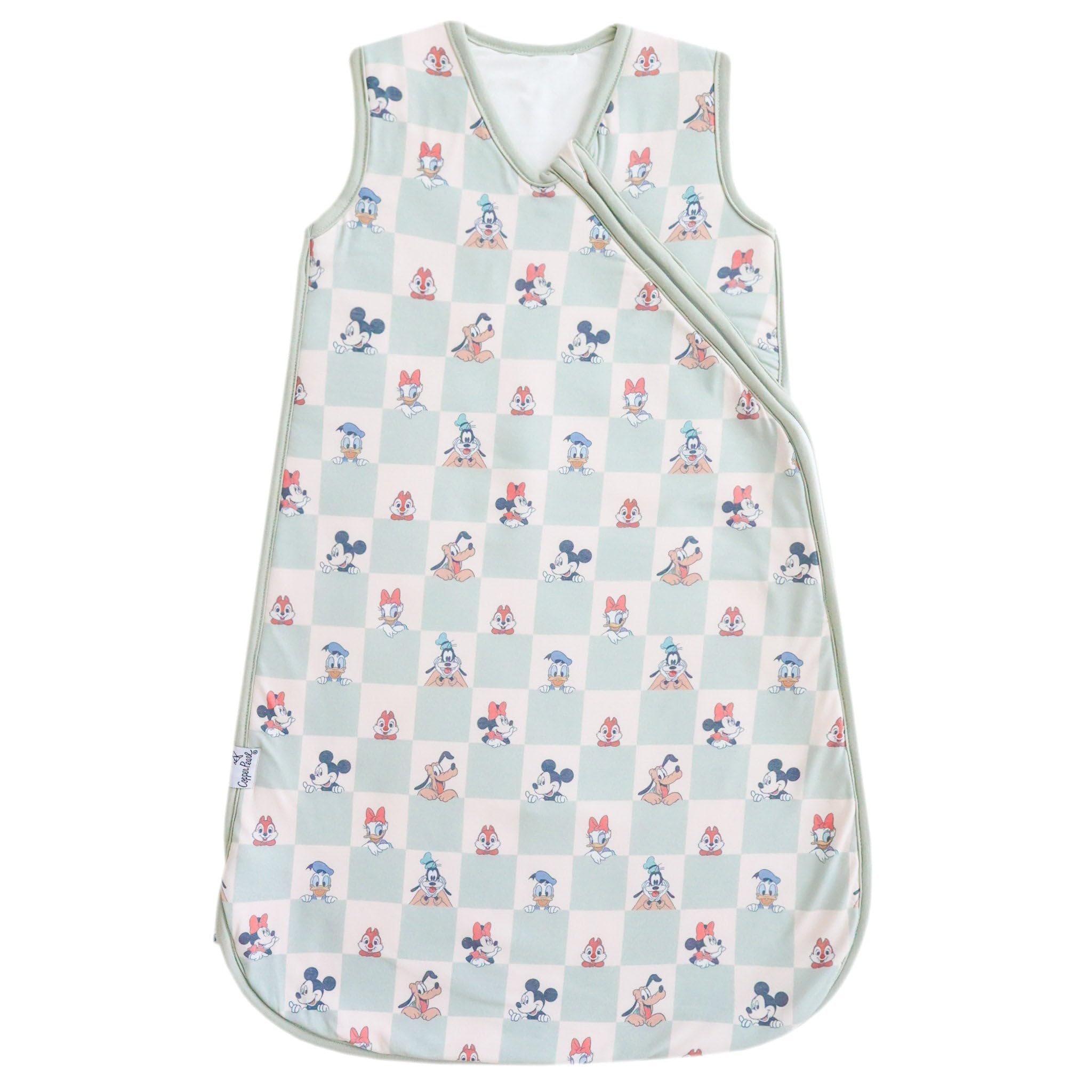 Copper Pearl Baby Sleep Sack, Mickey Mouse & Friends - 0.5 TOG Summer Wearable Blanket for 12-18 Months, Sleeveless Sleep Sack for Baby Boy or Girl