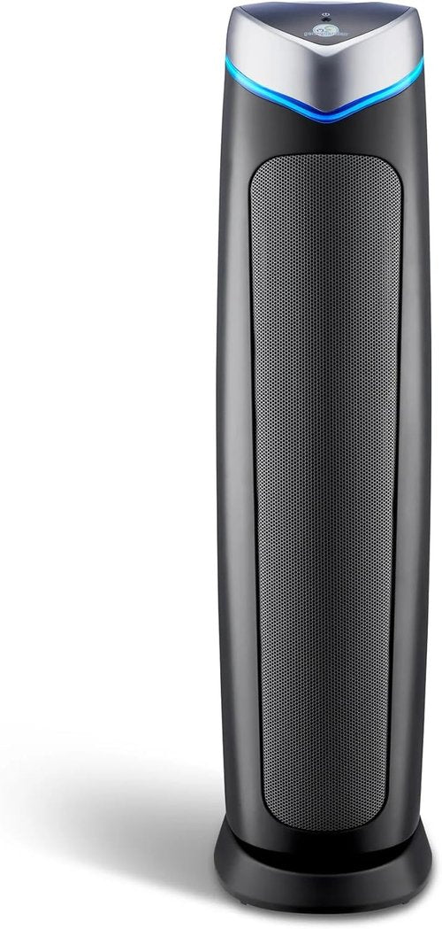 GermGuardian 5-In-1 HEPA Air Purifier - Large Room Coverage Up to 915 Sq. Ft. | UV-C Light & Pet Filter, Gray
