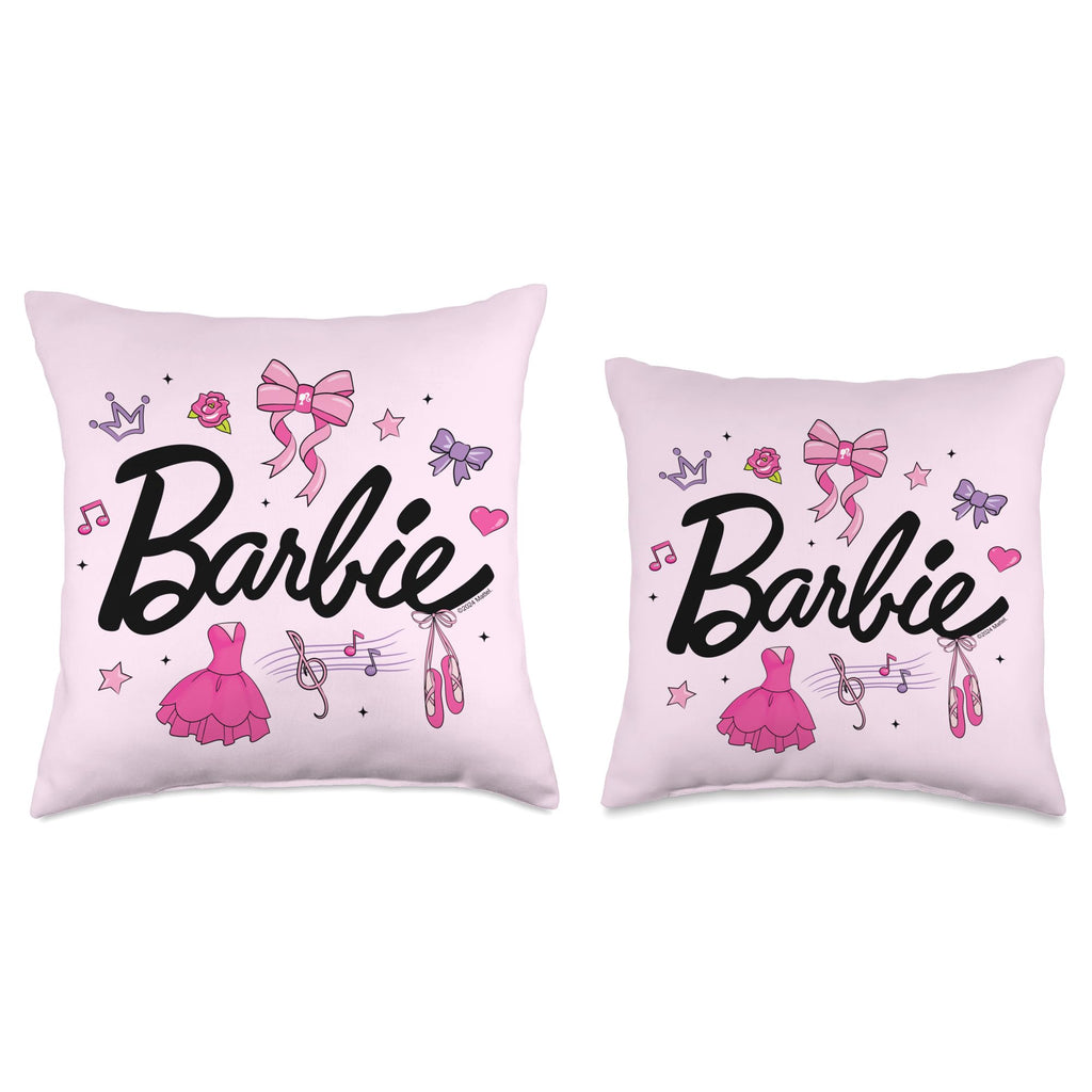 Barbie Ballerina Throw Pillow
