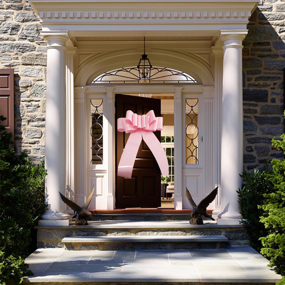 Skiennix 23-Inch Giant Car Bow - Perfect Pink Gift Bow for Weddings, Birthdays & Christmas Decor
