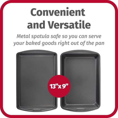 GoodCook Everyday Nonstick Steel Bakeware Set - 5-Piece Durable Gray Baking Essentials