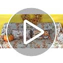 ONWAY Fall Maple Leaves Gnome Lumbar Pillow Cover 12x20 Gray Autumn Decor