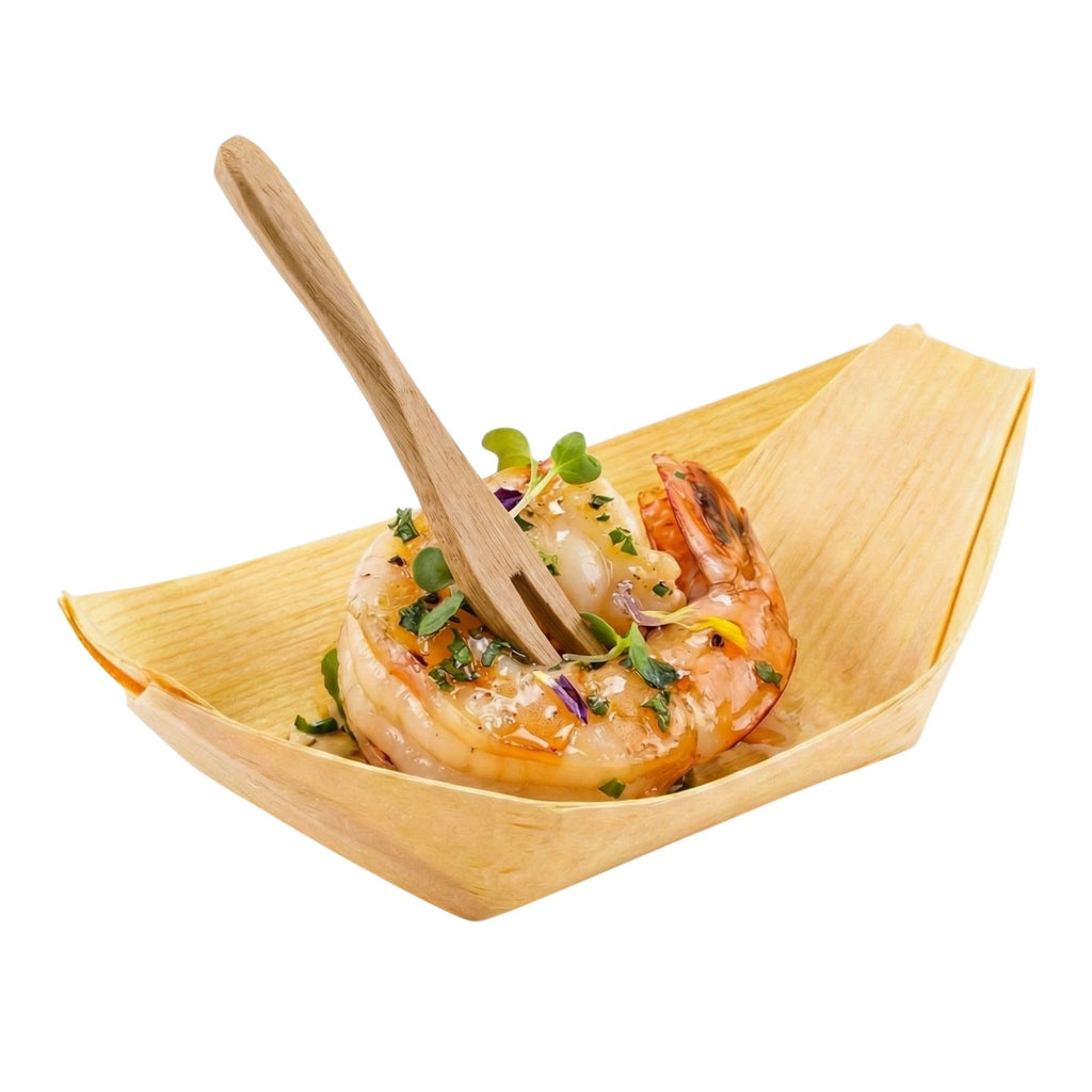 Restaurantware 3.5 Inch Mini Food Picks 100 Bamboo Forks - With Two Prongs Sustainable Mini Cocktail Forks Disposable For Fruits Appetizers Cocktails And Pastries