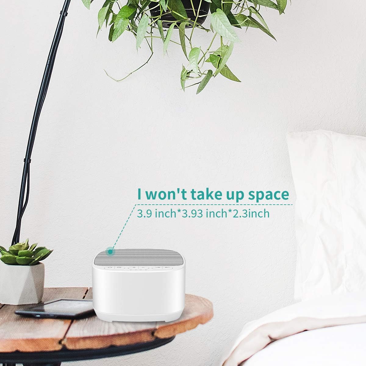 Magicteam White Noise Machine - 40 Soothing Sounds, Memory Function & Sleep Timer | Ideal for Babies, Kids & Adults