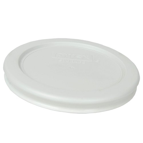 Pyrex 7202 1-Cup Glass Bowls & 7202-PC White Lids (4-Pack) - Made in USA