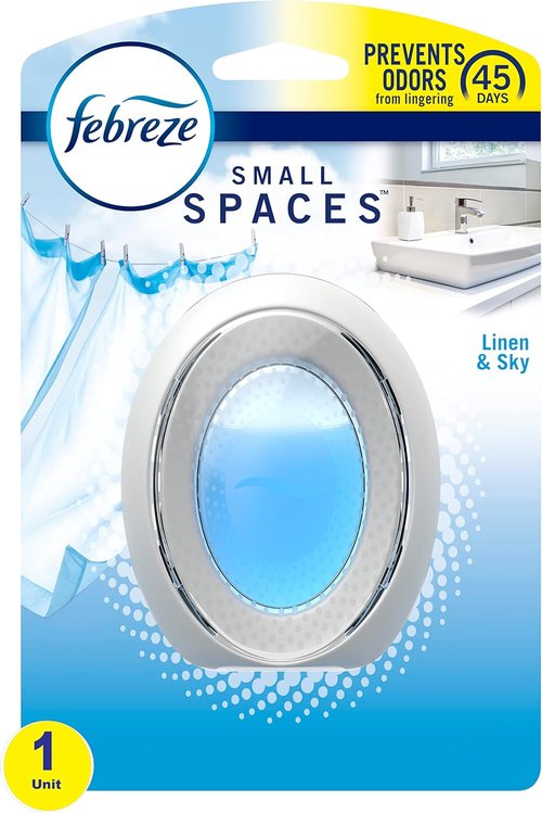 Febreze Odor-Fighting Air Freshener - Linen & Sky Scent for Small Spaces | 1 Count