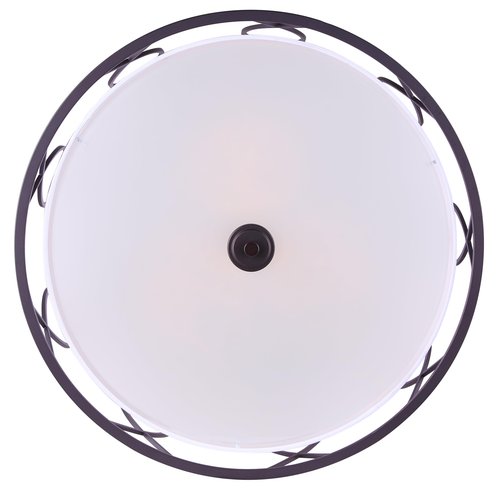 Canarm ICH320A03ORB20 Monica 3-Light Chandelier, 20.5" x 20.5" x 17.5", Oil Rubbed Bronze