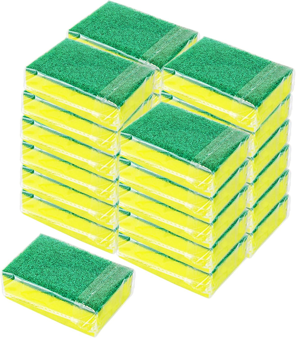 Regine Switzerland Kitchen Cleaning Sponges - 36-Pack Non-Scratch Odor-Free Dishwashing Pads