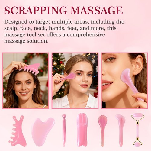 Advent Skincare Calendar | 24 Days of Beauty Gifts for Women - Gua Sha Tools, Jade Roller, Candles & More