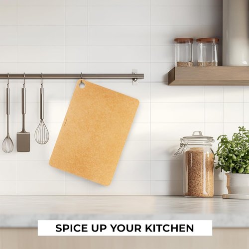 Freshware Wood Cutting Board - Large 15" x 11.25" | Dishwasher Safe Natural Kitchen Essential