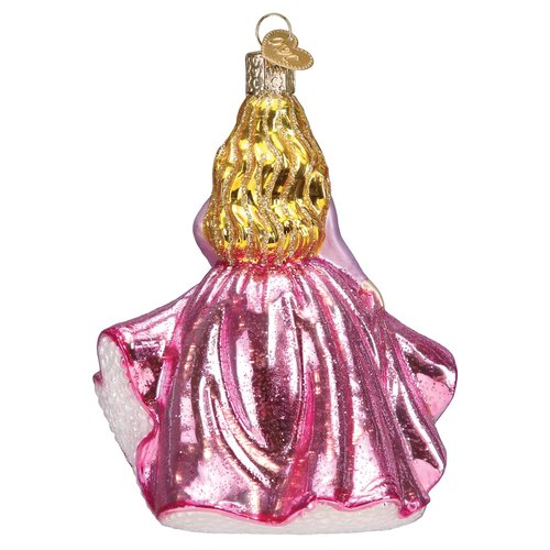 Old World Christmas Princess Glass Blown Ornament for Christmas Tree, Handcrafted Holiday Decoration, Fantasy Collection