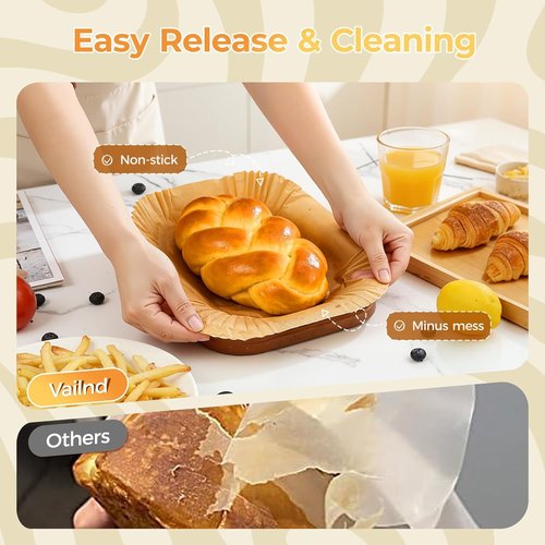 Loaf Pan Liners - 155 Pcs Non-Stick Parchment Paper for Easy Cleanup | 9x5 Inch for Sourdough, Cakes & Breads