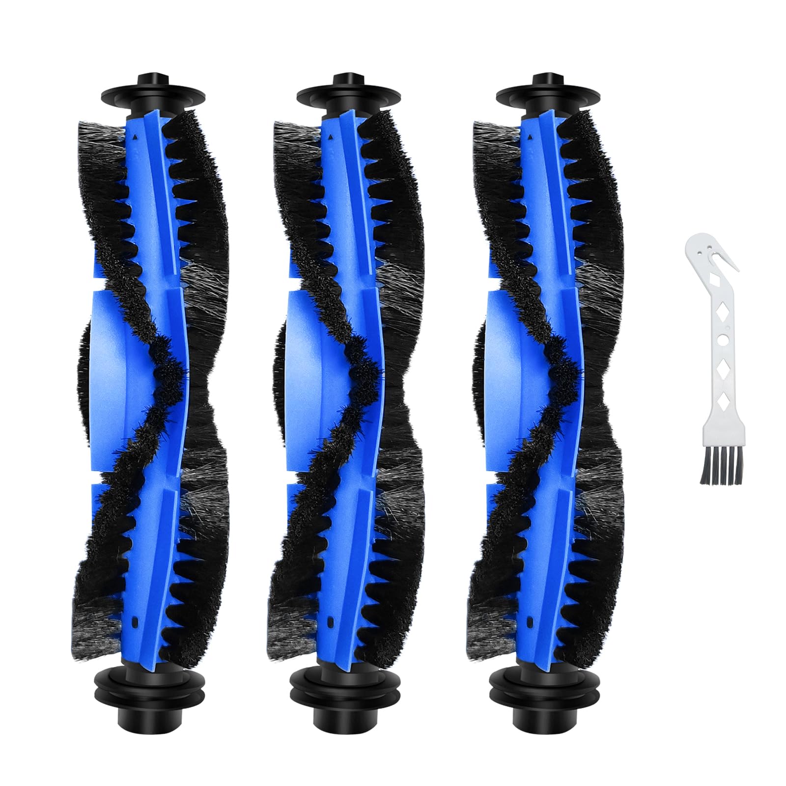kiigii 3 Pack Roller Brushes Replacement for Eufy RoboVac 11S(T2108), 12, 15C, 15T, 25C, 30, 30C, G10, G20, G30, G32, G35, G40 Series Robotic Vacuums