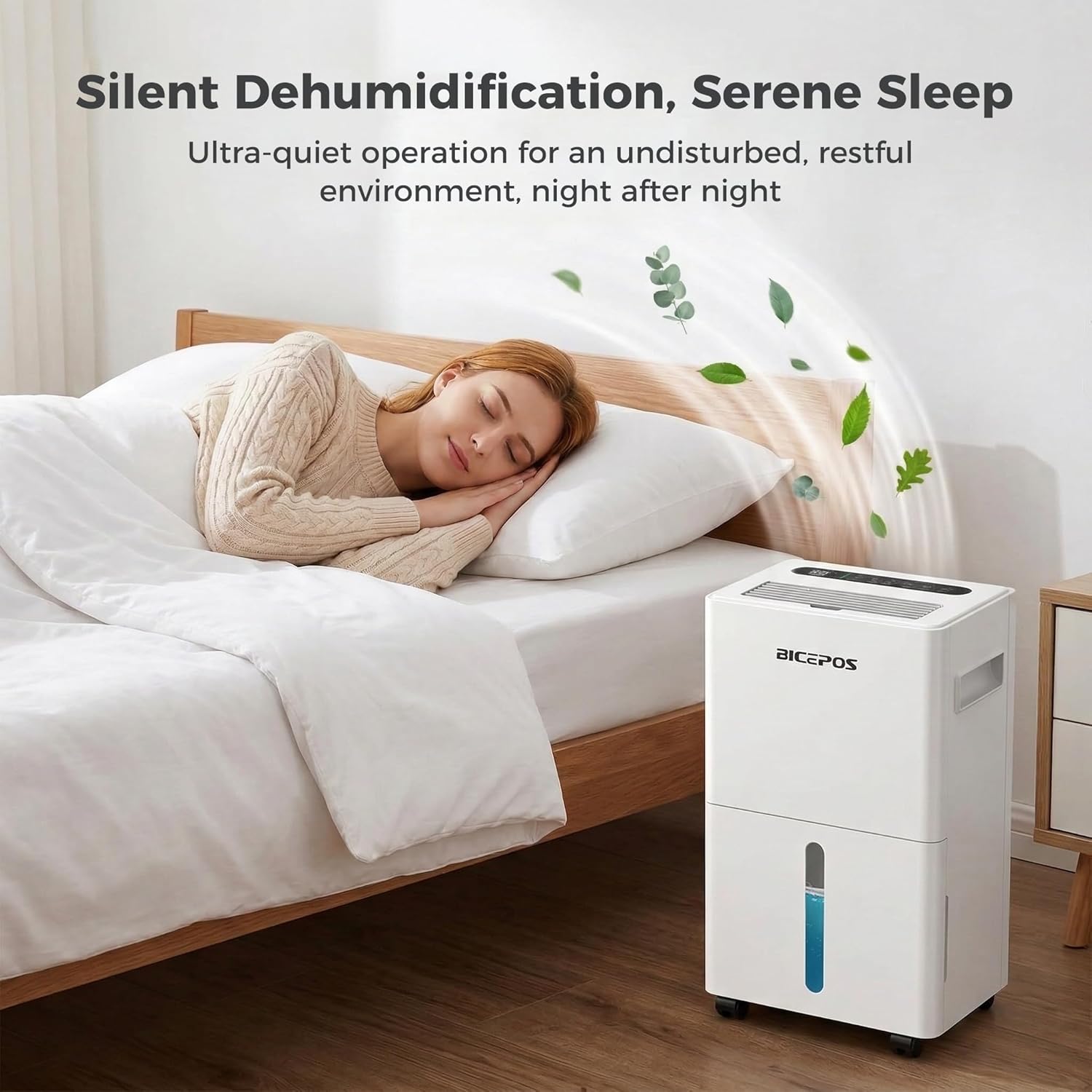 Regine Switzerland 1500 Sq.Ft Dehumidifier - 21 Pints, Auto Defrost, Intelligent Humidity Control | Ideal for Basement & Large Rooms