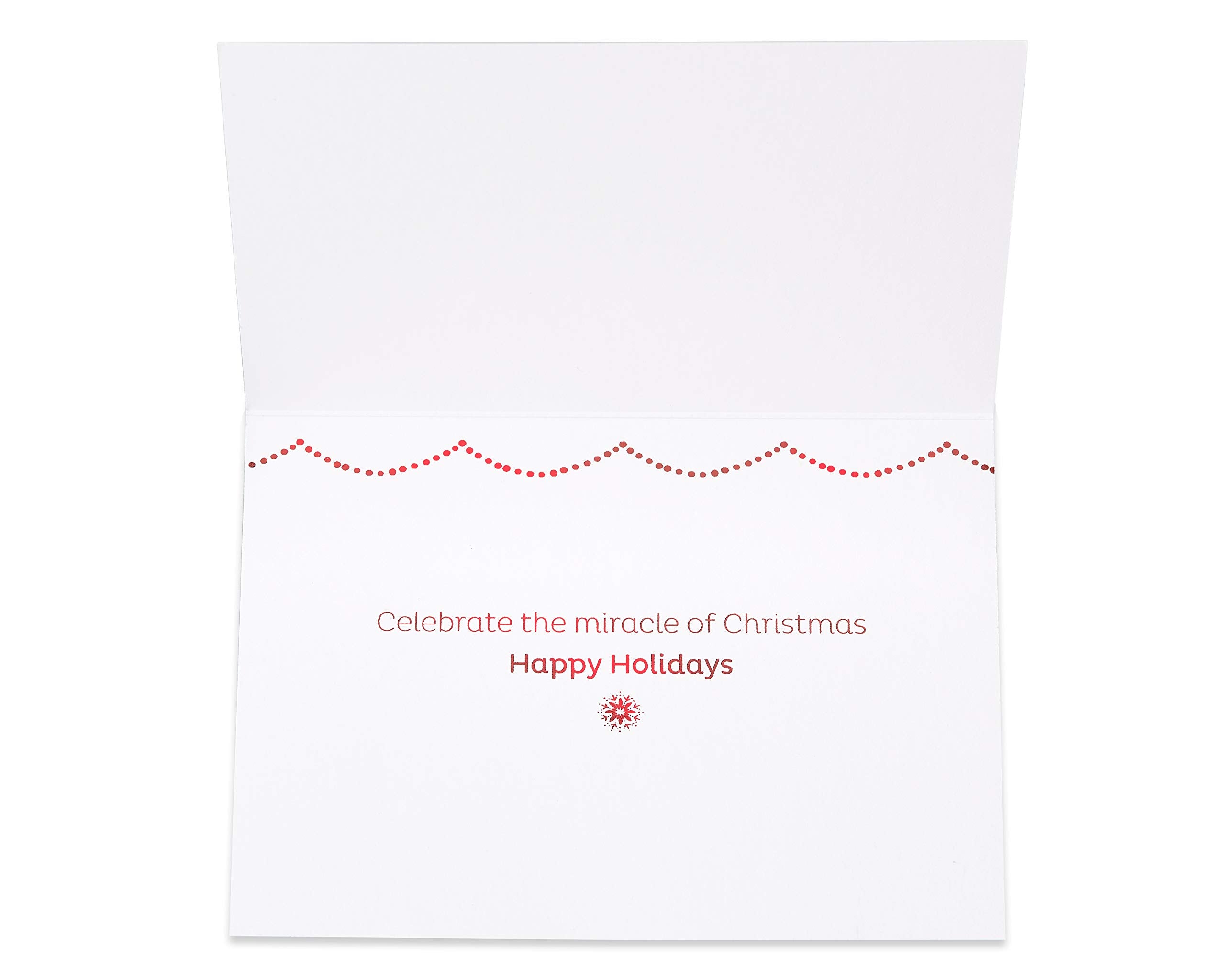 Papyrus Petite Religious Christmas Cards Boxed with Envelopes & Signature Hummingbird Seals, Nativity Scene (20-Count)