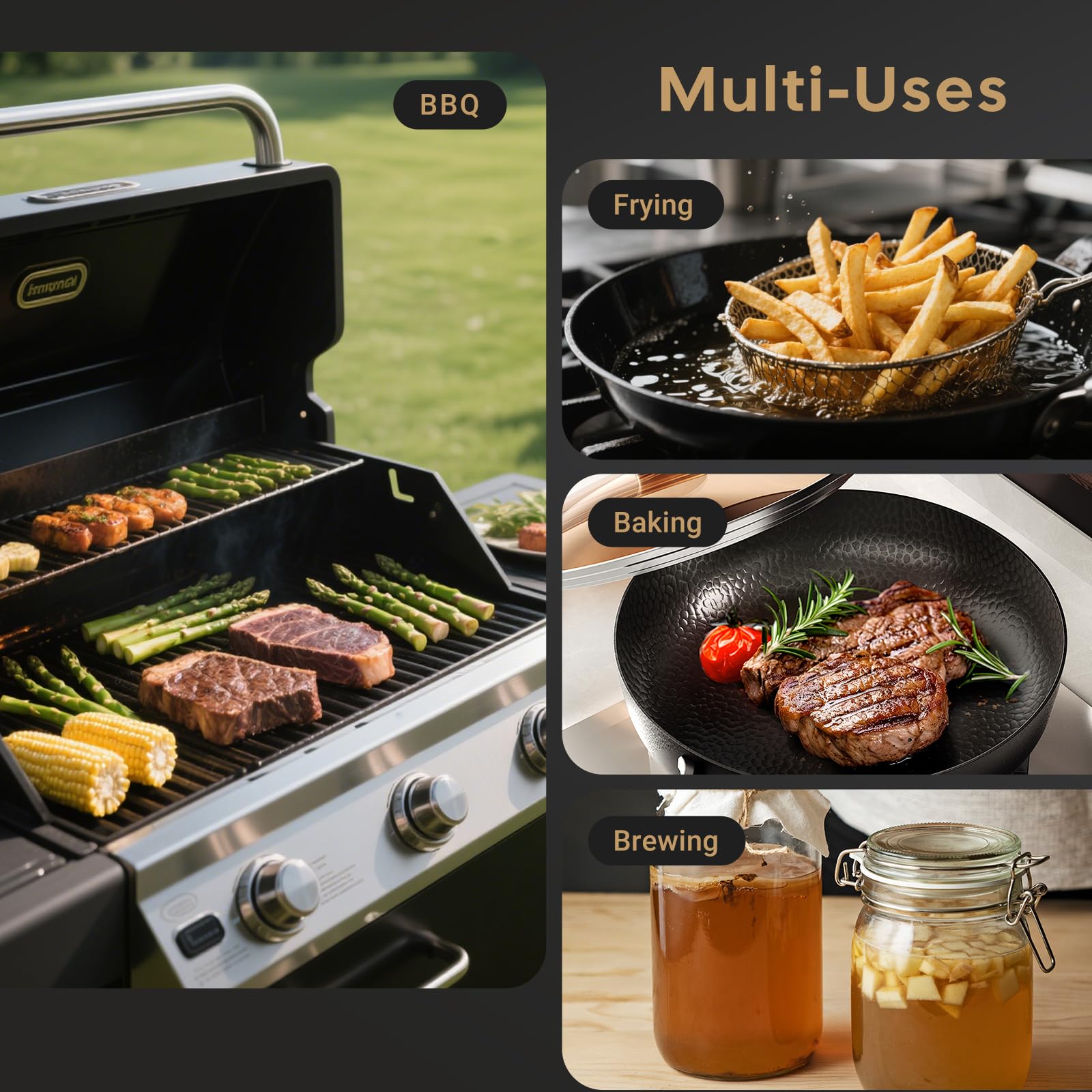 0.5 Seconds Rechargeable Instant Read Meat Thermometer for Cooking, INKBIRD Digital Food Thermometer with VA LCD Screen -58.0℉~572℉ Waterproof Kitchen Thermometer with Magnet, Candy Grill BBQ Frying