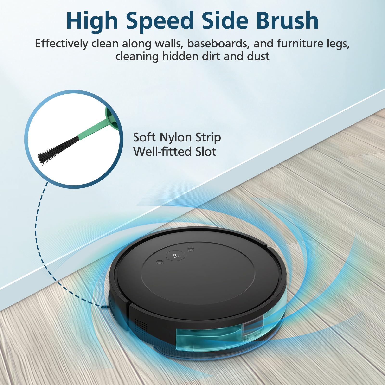 Y0140 Replacement Parts Accessories Compatible with iRobot Roomba 104/105 Vac & Combo, Y0140, Q0120, Y0110, Q011, Q0520 Robot Vacuum, 1 Roller Brush, 4 Hepa Filters, 4 Side Brush, 1 Cleaning Brushes