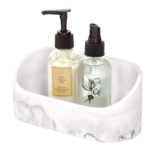 iDesign Dakota Makeup, Countertop, VanityMakeup and Cosmetic Storage Bathroom, 7.89" x 3.39" x 3.61", Vanity Organizer,28390