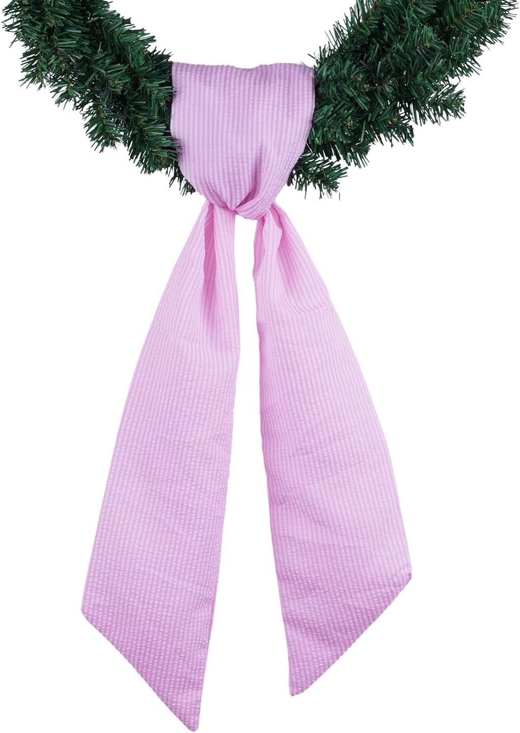 Regine Switzerland Pink Striped Wreath Sash - 5.12" Wide x 54.33" for Baby Shower & Spring Decor
