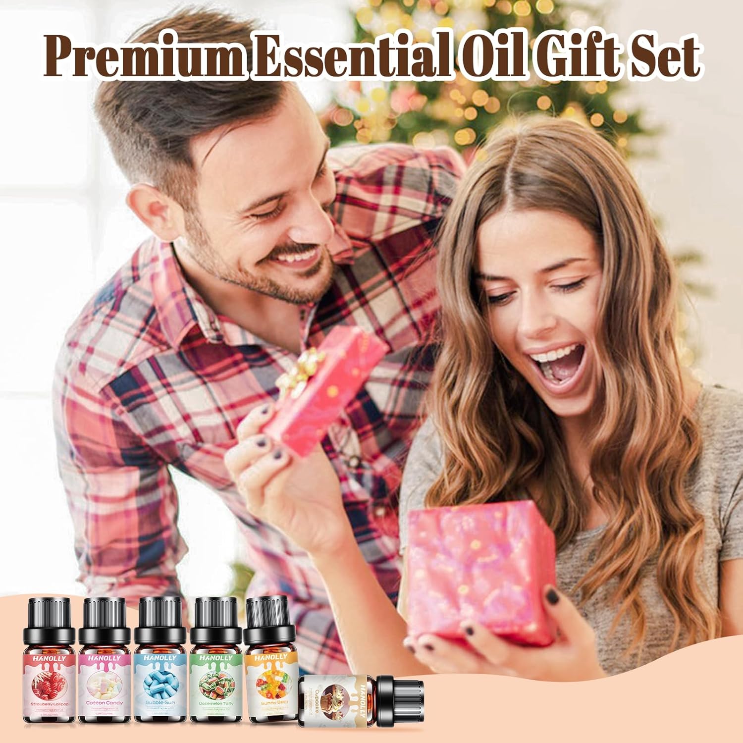 Skiennix Premium Essential Oil Set - Aromatherapy Oils for Diffusers & Candle Making | 6 x 10ml Bottles