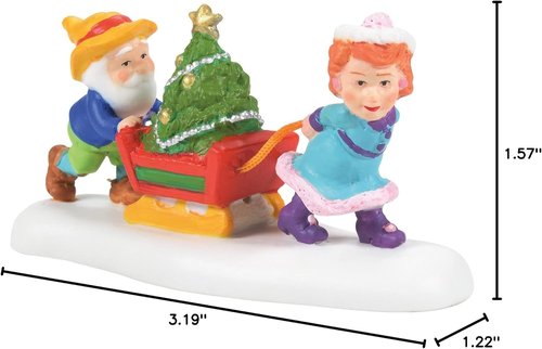 Department 56 North Pole Village Figurine - Just In Time For Christmas, 1.57 Inch, Multicolor