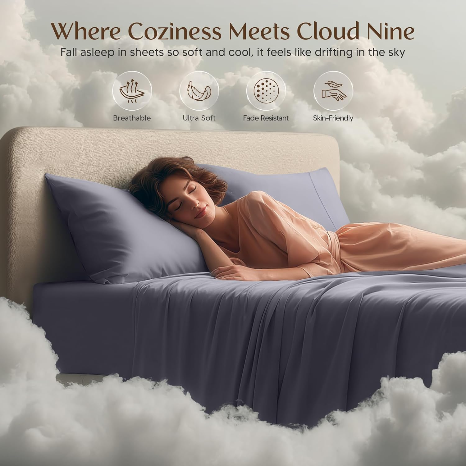 Utopia Bedding Twin Sheet Set - Soft & Breathable Microfiber | 3-Piece Bed Sheets in Grey