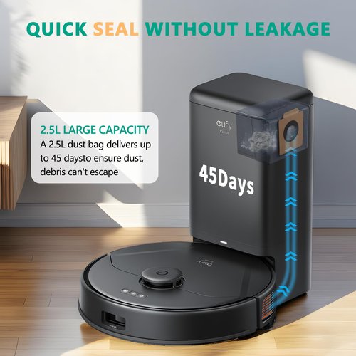 Dust Bags for eufy X10 Pro Omni Robot Vacuum & X8 Pro with Self-Empty Station, Large Capacaity, 12 Pack