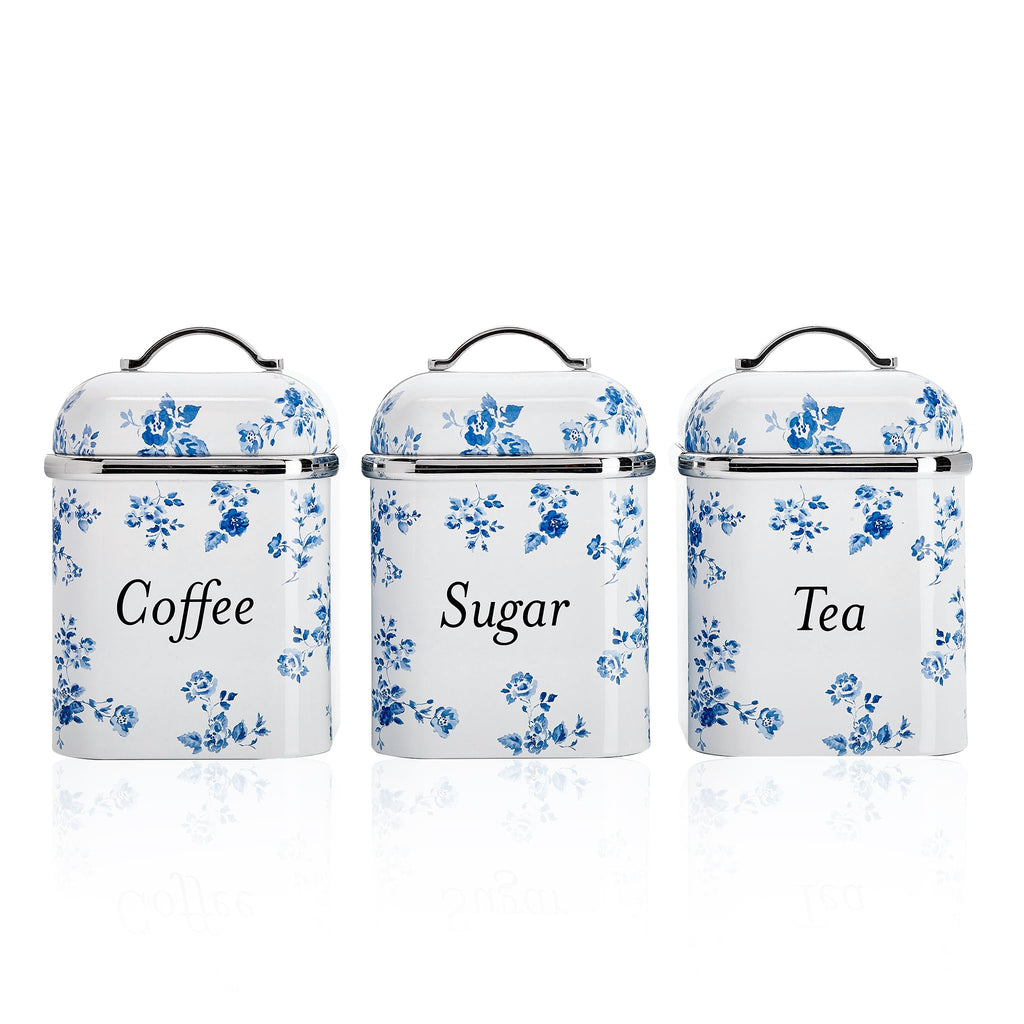 Laura Ashley VQ 3pc Canister Set - China Rose