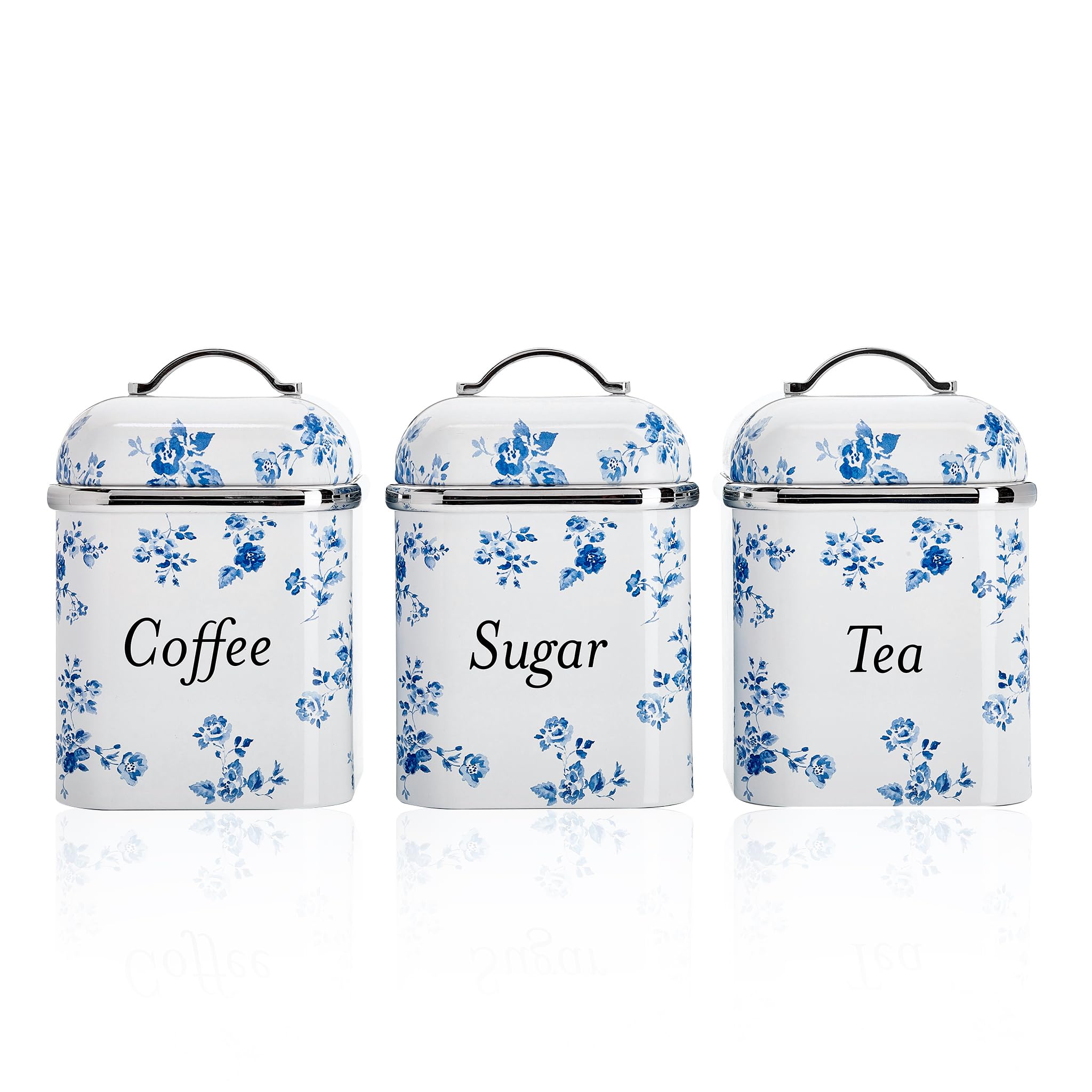 Laura Ashley VQ 3pc Canister Set - China Rose