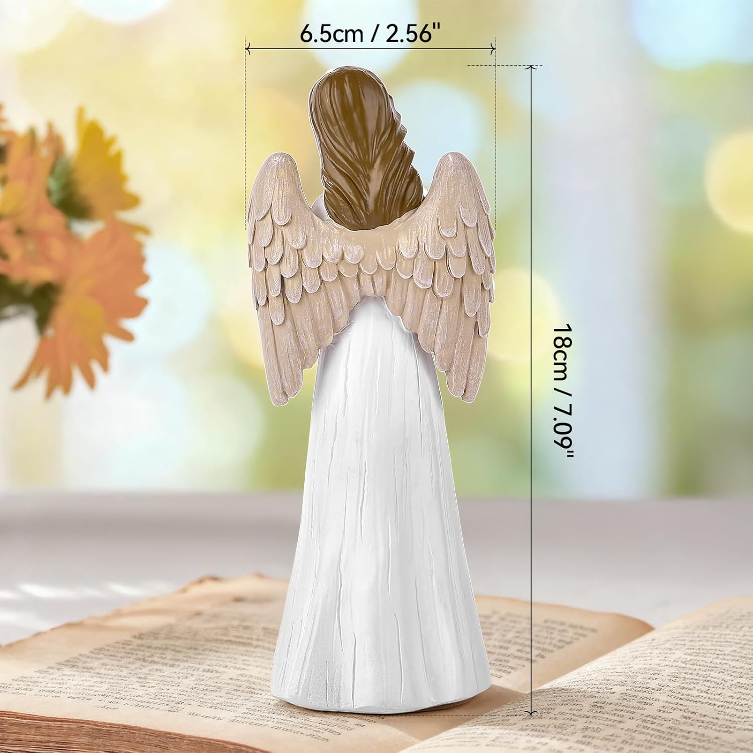 Sentimental Retirement Gifts for Women | Hand-Painted Angel Figurine - Perfect for Teachers, Nurses & Friends - 7”