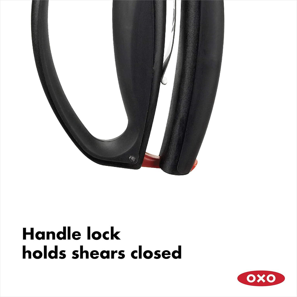 OXO Good Grips Poultry Shears - Spring-Loaded Design for Effortless Cutting | Black Finish