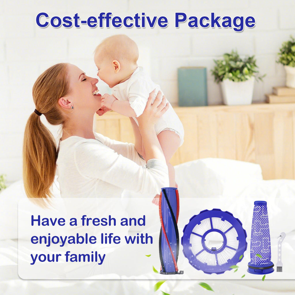 DC50 Roller Brush and Fiter Replacement Compatible With Dyson DC50 Animal Multi Floor Complete Vacuum, Filters Brush Kit, Compare to Part 964705-01 965081-01 965080-01
