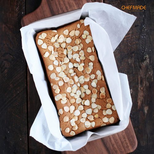 CHEFMADE Non-Stick 1LB Rectangle Loaf Pan - Oblong Bakeware for Bread & Meat | Champagne Gold