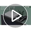 TETVIK Adjustable Monitor Shelf for TV & Computer - 11.8x4.9 inches