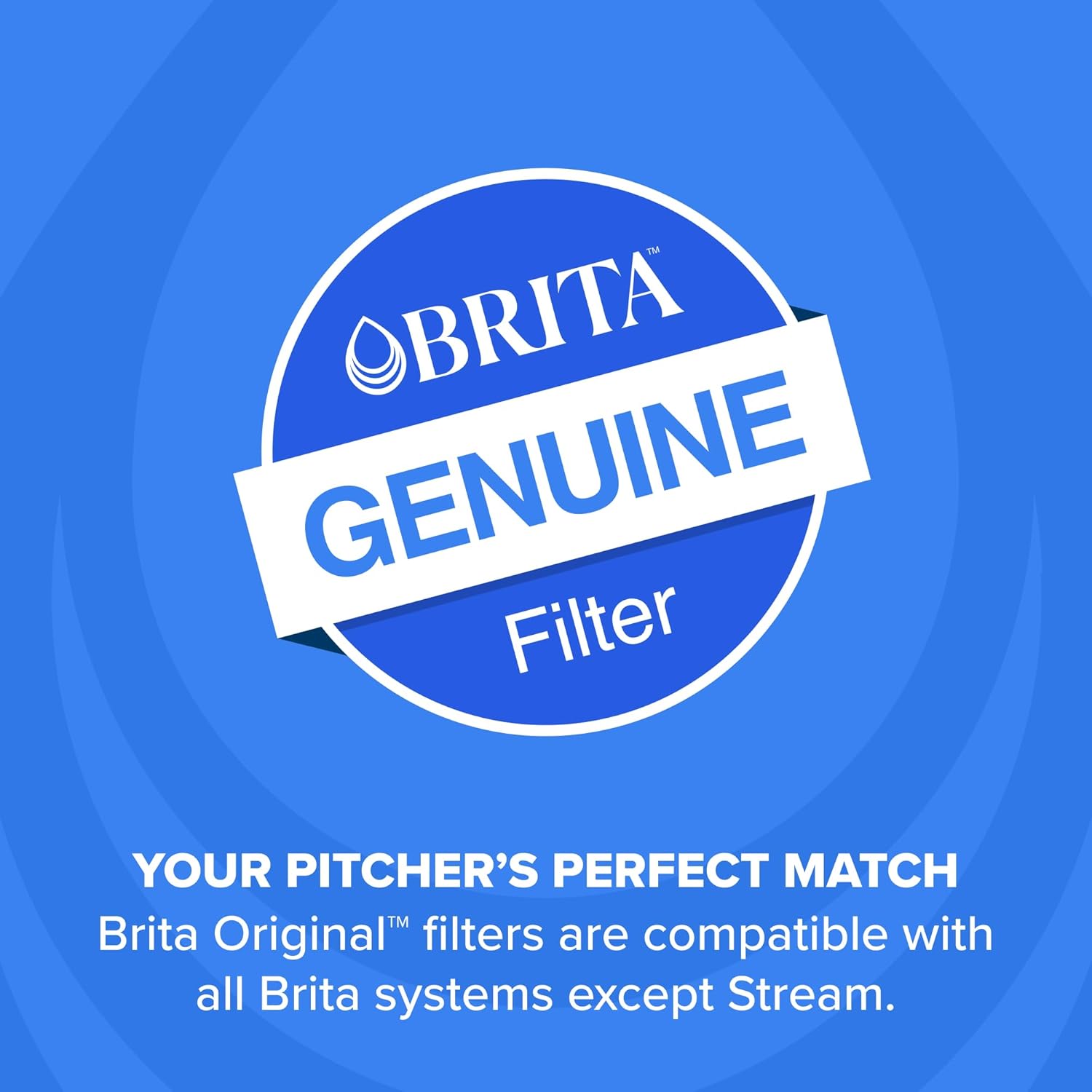Brita Standard Water Filter | BPA-Free Pitcher Replacement | Lasts 2 Months, 40 Gallons | 2 Filters Included