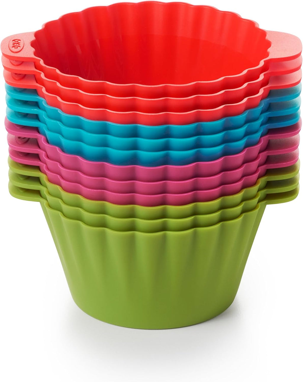 OXO Good Grips Silicone Baking Cups - Reusable, BPA-Free, Non-Stick | Pack of 12 Cupcake & Muffin Liners