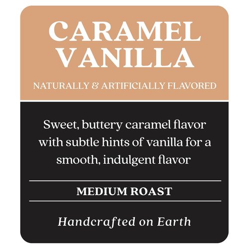 Copper Moon Coffee Pods - Caramel Vanilla Blend for Keurig K-Cup Brewers | Medium Roast, 72 Count