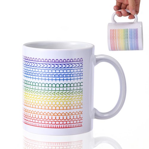 GLECTG Fuck Donald Trump Mug, 12 oz Ceramic Hidden Message Coffee Cup, Fuck Trump Mug, Funny Democrat Gifts, Anti MAGA Merchandise, FDT Gifts, Funny Coffee Cups, Political Liberal Merchandise