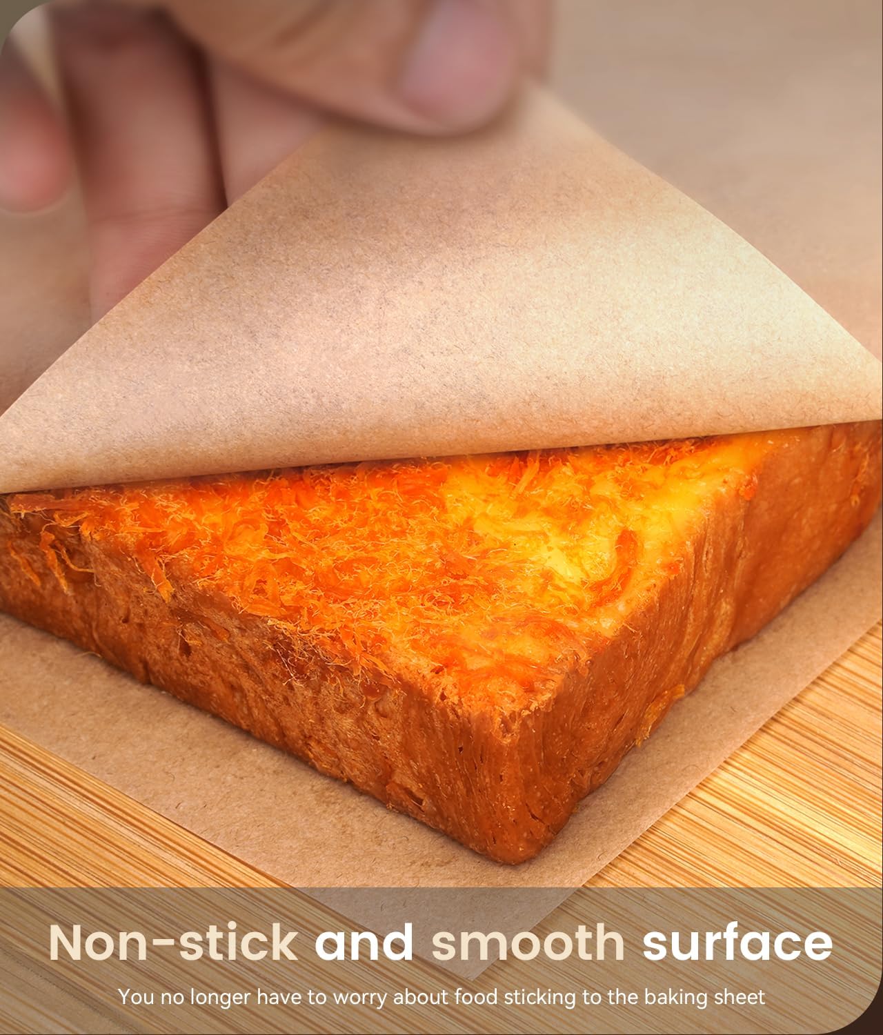 Parchment Paper Sheets by [Brand Name] - 200 Non-Stick Precut Baking Sheets | 9x13 In, Unbleached, Ideal for Bread, Cakes & Cookies