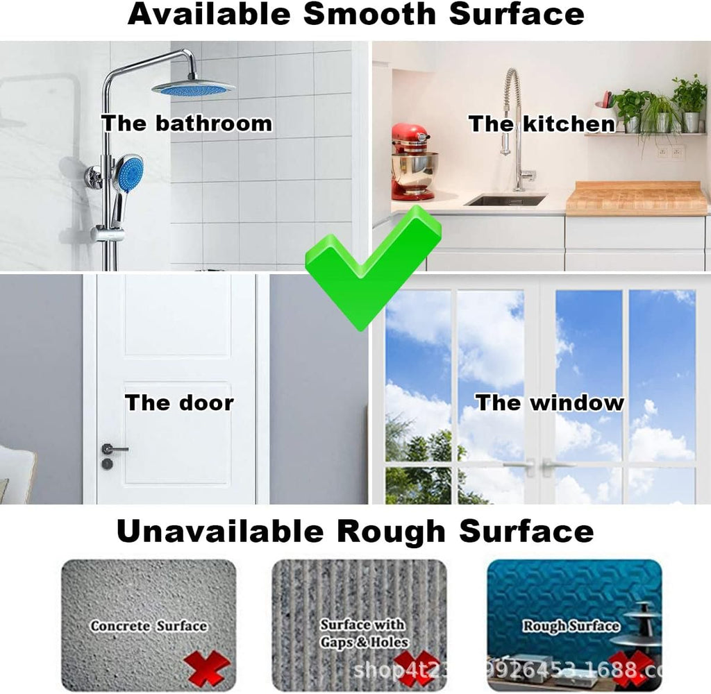 Skiennix Suction Cup Wreath Hanger - Large Clear Heavy-Duty Hooks for Windows, Tiles & Glass