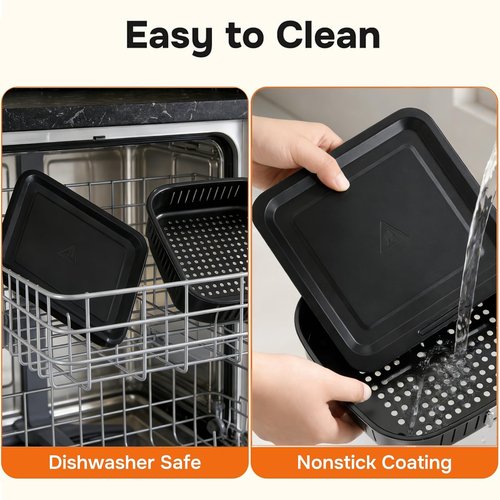 Simple Deluxe 10-in-1 Air Fryer Oven 12.6 Qt, Digital Preset Airfryer with Visible Window, Nonstick and Dishwasher-Safe Basket, Air Fry, Roast, Bake, Dehydrate, Fries, 1700W, Gary