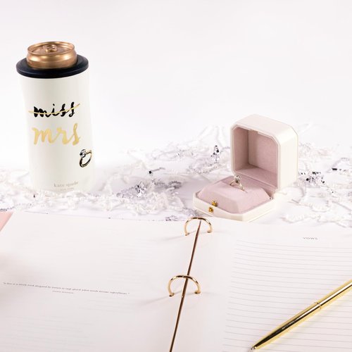 kate spade new york Ring Box for Wedding Day or Proposal, Engagement/Wedding Ring Holder, Bridal Toile