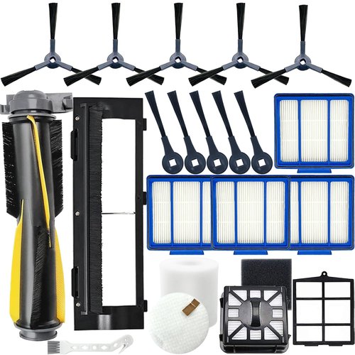 CauYien IQ Replacement Parts for Shark IQ RV1001AE RV100AE RV1001 AV1002AE RV912S RV913S AV970 AV993 AV992 Accessories Side brush, Roller Brush, Filters, Foam filters