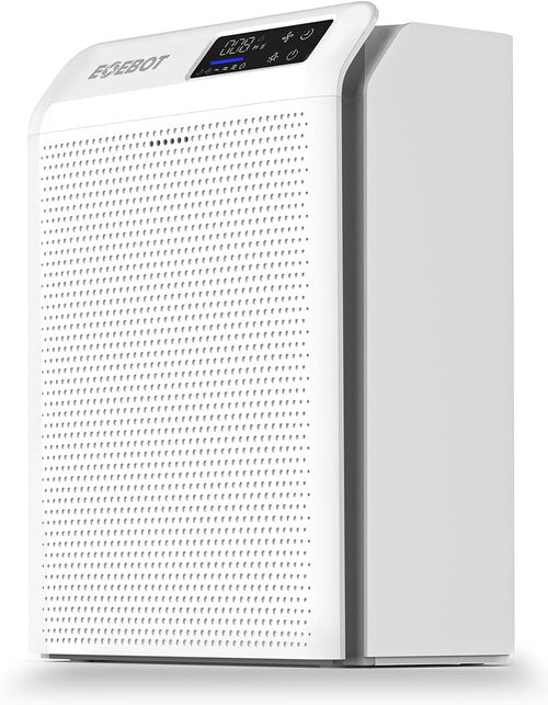 Air Purifiers | True HEPA Filter for Large Rooms Up to 1,996 Ft² - Sleep Mode & PM2.5 Monitor - White