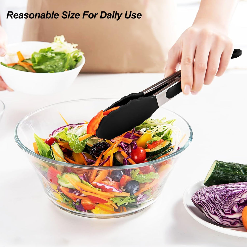 Skiennix Silicone Cooking Utensils Set - Heat Resistant, BPA-Free Non-Stick Spatulas & Spoons for Kitchen Use