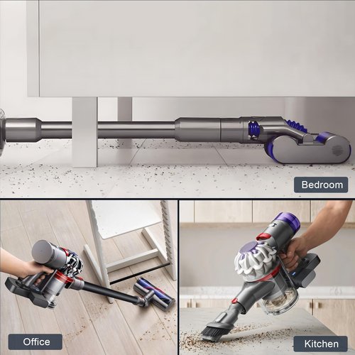 AOOJ New Version Dyson V8 Replacement Battery 8000mAh 21.6V Compatible with Dyson V8 Absolute/Animal/Motorhead/Fluffy/SV10 Carbon Fiber Vacuum - Not Compatible with Dyson V8 Cyclone