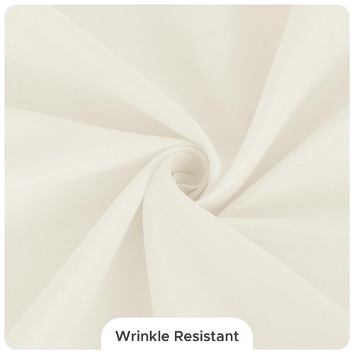Fitable 8 Pack Table Cloth Rectangle Table: Stain and Wrinkle Resistant Tablecloth Rectangular, Washable Polyester Tablecloths for Wedding Party Dining Banquet Event Catering(Ivory, 70x120 Inch)